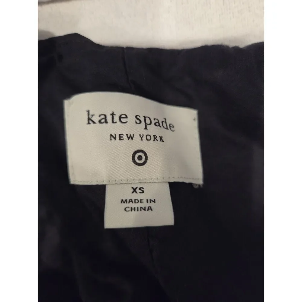 Kate Spade x Target Classic Rose Poplin Mini Dress Black White Size XS